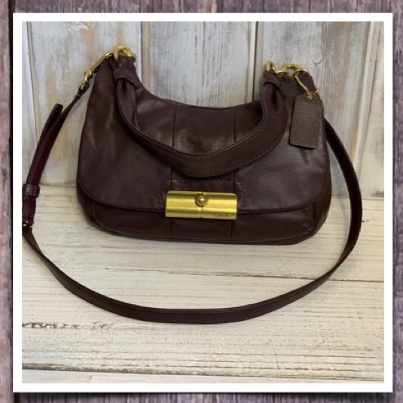 Coach Kristin Leather Hippie in Brown EUC - Picture 5 of 8